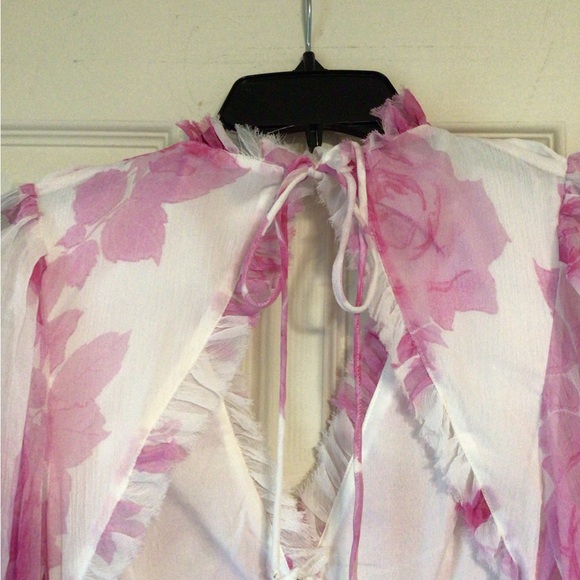 💜Like for $15 off💸 ASOS Design pink white maxi dress NWT - Picture 8 of 12